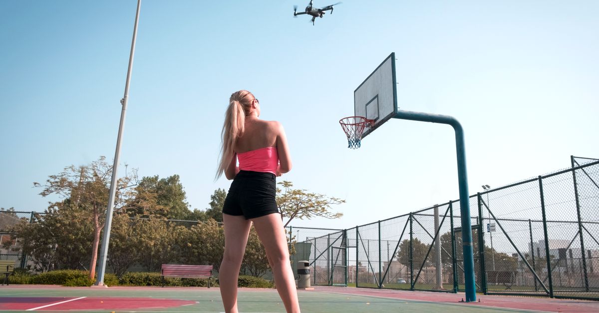 allenamento sportivo outdoor droni 2026